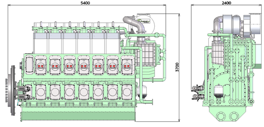 Engine Outline (6L30KG)